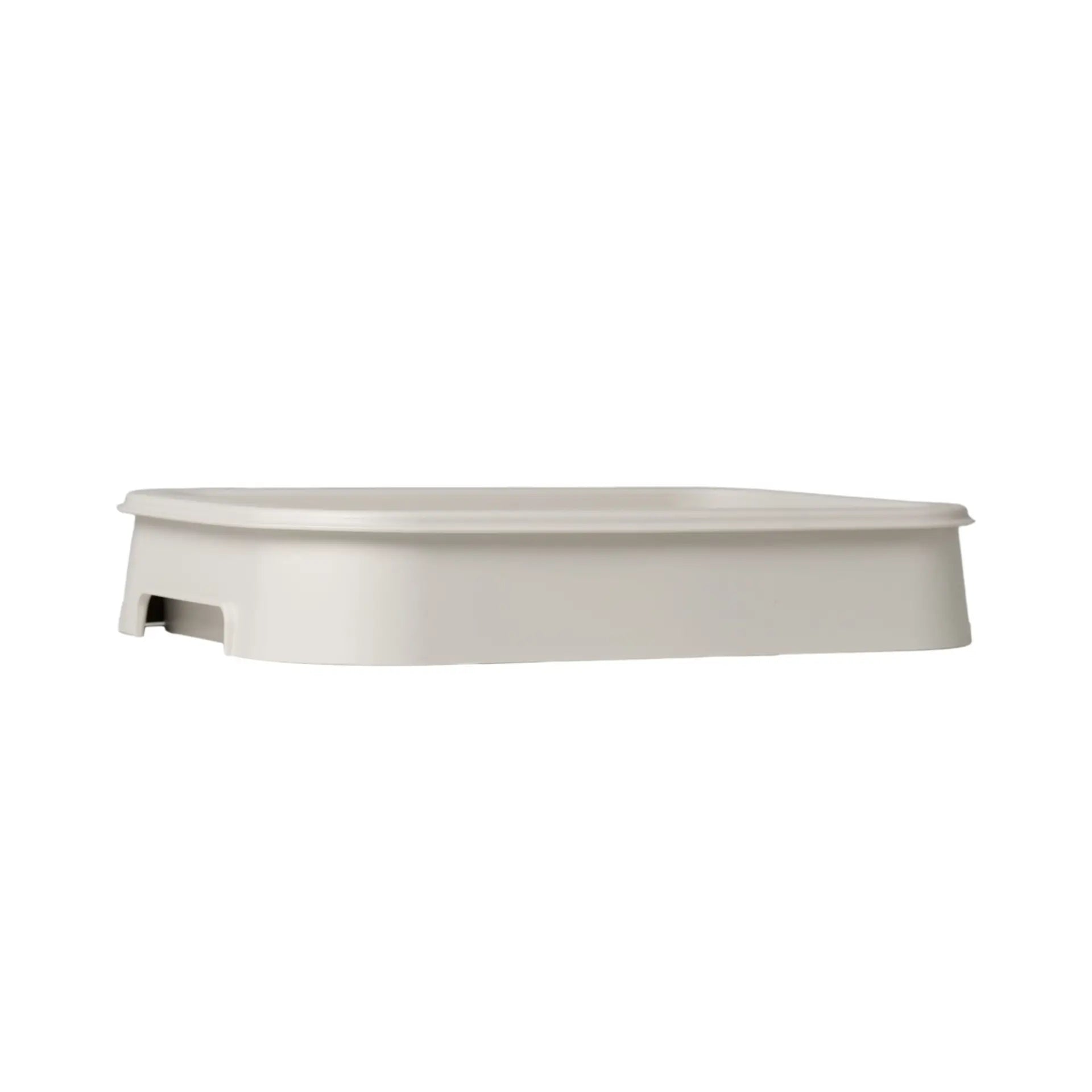 GIZMO Litter Box - White Essentials - side angle