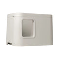 GIZMO Litter Box - White Deluxe - side angle