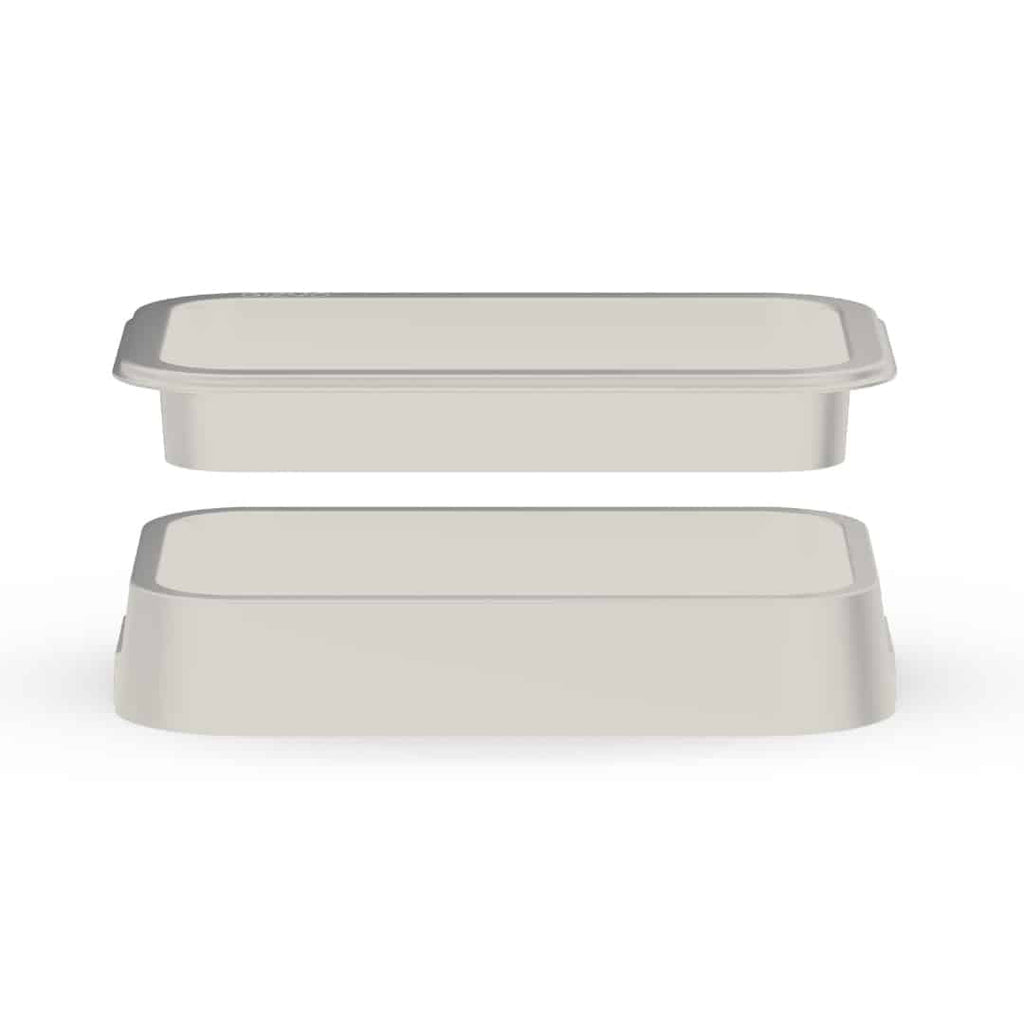 GIZMO Litter Box - White Essentials - details double layer system